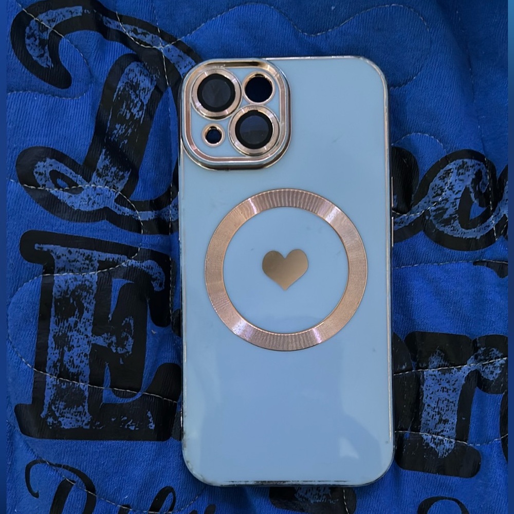 Amazon Blue and Gold MagSafe iPhone Case